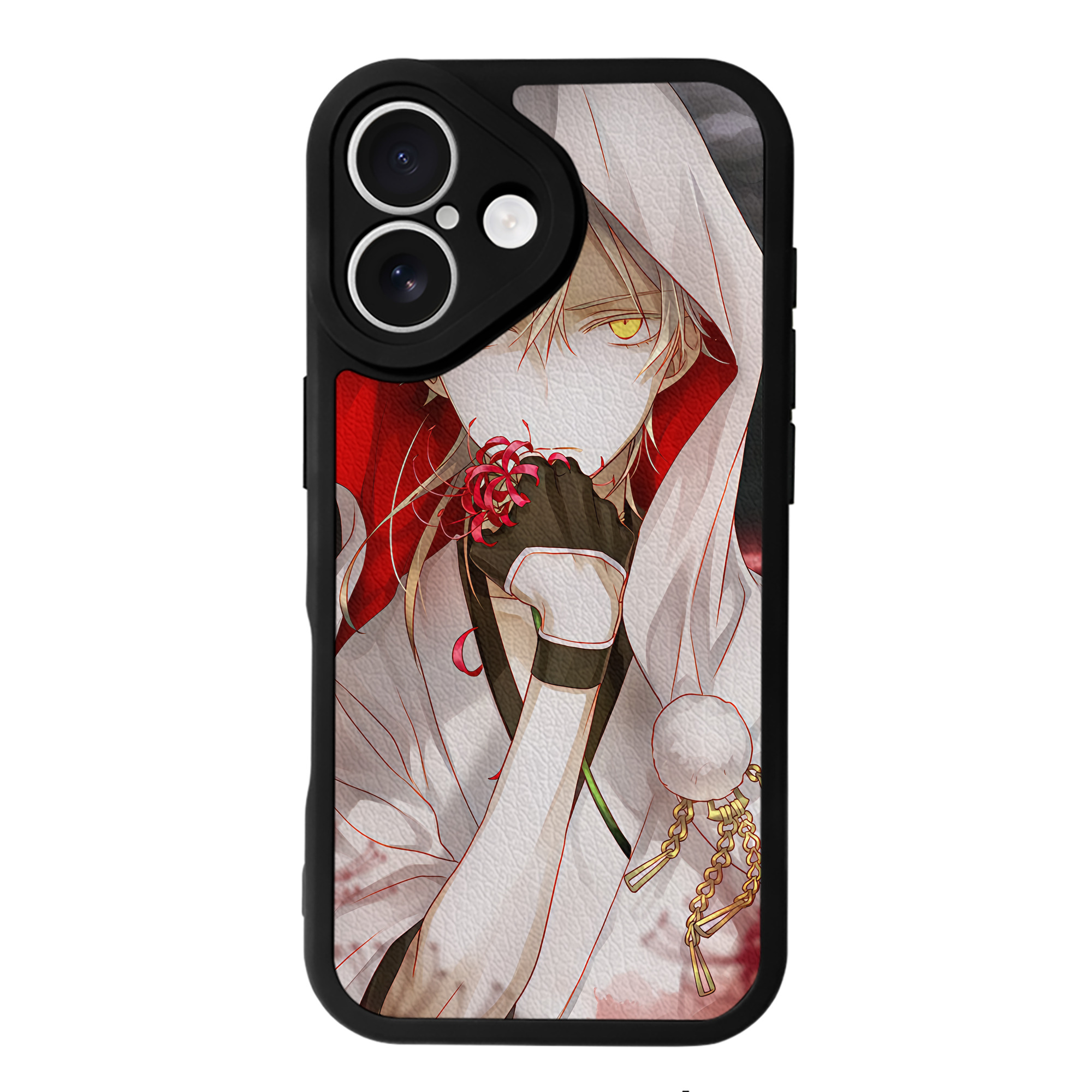 （画像用） 刀剣乱舞 Touken Ranbu 【iPhone 16シリーズ対応】シリコンスマホケース（レザー調） 材質：シリコン